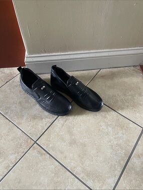 New Men's Black Slip-On Casual Loafers size 43 us 8